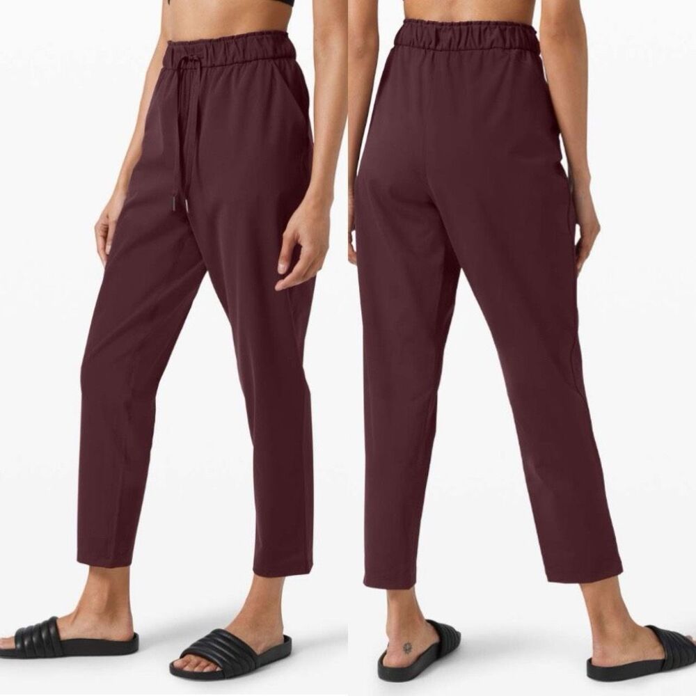 Lululemon‎ Keep Moving Pant 7/8 High-Rise Cassis Women’s Size 6
